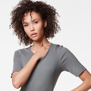 J brand t shirt- French girl Tee Zinc